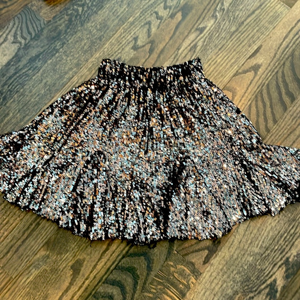 Zara Girls Sequin Skirt